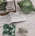 Design Works Ornament Kit  6142 August  sparkle  Bead Sequin Christmas Green