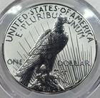 2023 S Modern Peace Dollar Two Coin Set Pcgs Pr-70 Peace Dollar Rev Pr Reagan Le