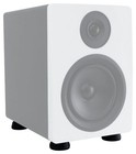 Rockville Isopad Aluminum silicone Isolation Pad Feet 4 Speakers studio Monitors