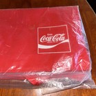 Coca Cola Red Tote Bag Zippered Bag With Handles Vintage New Old Stock B4