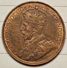 1912 Canada One Cent Foreign Coin Au Large Cent Canadian