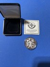 Michael Jordan Mj Upper Deck 1 Troy Oz  999 Fine Silver 24kt Medallion 1996 Coin