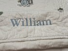 Pottery Barn Kids Peter Rabbit    Baby Quilt Mono William Read