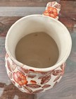 Antique 1880   s Apx E  F  Bodley   Sons Cretonne Juice Pitcher 6    H 5 5    Wide