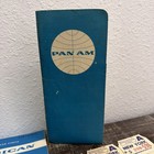 Vintage Pan Am Lot     Ticket Jacket  4 Tickets  9 Baggage Tags