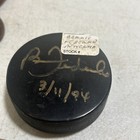Bernie Federko St Louis Blues Autograph Puck 1994