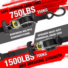 2 Retractable Ratchet Tie-down Straps   1500lbs Heavy-duty For Boat  Atv  Utv-