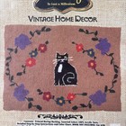 Heirloom Hooking Vintage Cat   Flowers Rug Kit 60510 New Rug Hooking 