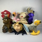 Lot Of 7 Vintage Meanies Plush 1997   1998 Assorted Series - Parody Bean Bag