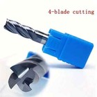 New 5 Pcs - 3 16  4 Flute Carbide End Mill - Tialn Coated Usa