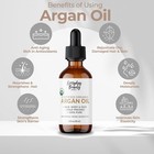 Organic Argan Oil   100  Pure  Cold-pressed  Unrefined   Usda Certified Organic