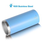 12 Oz  Slim Can Cooler Insulated  sky Blue  Sky Blue
