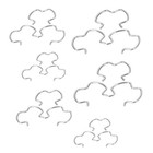 18 Pcs Transmission Line Clips  800-801 Quick Connector Retaining Clips  3 