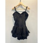 Tripp Nyc Corset Tutu Mini Gothic Dress Vintage Steampunk