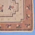 Vintage Pink Rose Victorian Antique Woven Rug Miniature Dollhouse 9 X 12 5