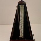 Vintage Wittner Wooden Pyramid Metronome Wind Up Mechanical Germany No Cover