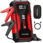 Red A9 Battery Jumper Starter 4000a - 7l Gas 4l Diesel - Portable