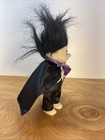 Vintage Russ Count Dracula Vampire Troll Doll Halloween Cape Fangs Pose-able 8   