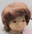 Playhouse Collections Doll Wig Bob Size 16-17 Light Brown Full Cap Short New