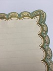 19th Century Antique Victorian Unused Stationery Letter Gold Scalloped Edge