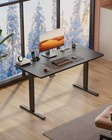 Standing Desk With Outlets  Sit Stand Desk  Adjustable Height Home Office Desk