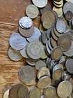 345 World Coin Collection  Including Italy Braille 500 Lira Coin  1853 Napoleon 