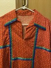 Native American Cherokee Ribbon Shirt Homemade See Measurements In Description