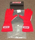 Simpson Sportsman Grip Driving Gloves Red   White Medium Size