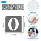4 Inch Numbers Craft Stencils  36 Pcs Letter Stencils Alphabet Plastic Kit