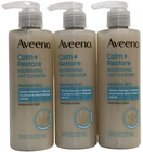 6 Aveeno Nourishing Face Wash Sensitive Skin Calm Restore Fragrance Free 6 Pack