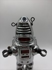 Robby The Robot Wind-up Chrome Planet Robot Reproduction Tin Wind-up