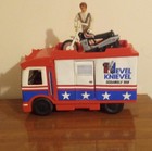 Ideal Evel Knievel Scramble Van Motorcycle Action Figure Vintage 1970s Toy
