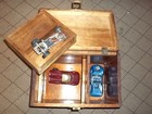 Vintage Slot Car - Mite Tether Car - Wood Carry Box-box Only