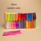 24 Colors Magic Clay Nature Color Diy Air Dry Clay With Tools