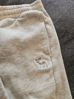 Boys Abercrombie And Fitch Essential Icon Joggers Light Heather Grey Size 11 12