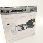 New Elite Gourmet Automatic Egg Cooker  7 Eggs  Stainless Steel