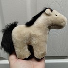 Vintage Dakin Plush Stuffed Animal Brown Black 7    Mistie Horse Htf Rare