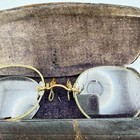 Antique Pince Nez Eyeglasses Nose Pinch Glasses Fits-u Brand - Frame Only