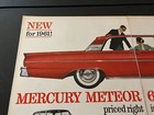 Red 1961 Mercury Meteor 600   800 - Vintage Original Print Ad   Wall Art - Clean