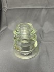 Antique Hemingray Clear Glass Insulator 45 Made In Usa  1  Cap Power Line Cover