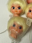 Vintage Doll Heads Japan Korea Mixed Lot Boy Girls Clown Crafting