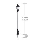 Lqs21 10pcs Model Railroad Ho Oo Scale 1 87 Street Light Lamps Warm White Leds