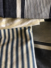 Job Lot 3 Antique French Striped Cushion And Bolster Covers   1 Piece Of Fabric