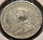1918 Canada 5 Cent Extra Fine Silver Coin George V - Rare 
