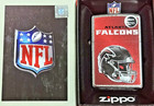 Zippo 48419 Nfl Atlanta Falcons Helmet Windproof Lighter New Old Stock