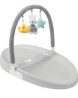 Stylish Baby Changing Pad With Soft Cover   Safety Straps - 31 X 16 Inches