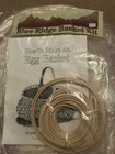 1983 Blue Ridge Basket Kit Egg Basket Commonwealth Mfg 3 5 X 9 X 8 