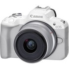 Canon Eos R50 Mirrorless Camera With 18-45mm Lens  white  5812c012 - 14pc Bundle