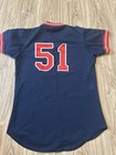 Vtg 1992 Cleveland Indians Ken Bolek Game Used Team Issued Majestic Jersey L