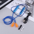 2set Blue Ear Plugs Bluetooth Earphone For Work  Noise Suppression  Hearing Usa